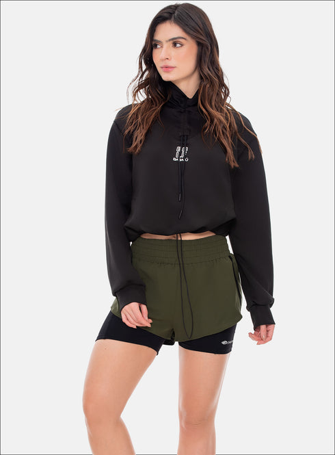 Sudadera Deportiva Mujer Babalú Negro Unitalla  107753